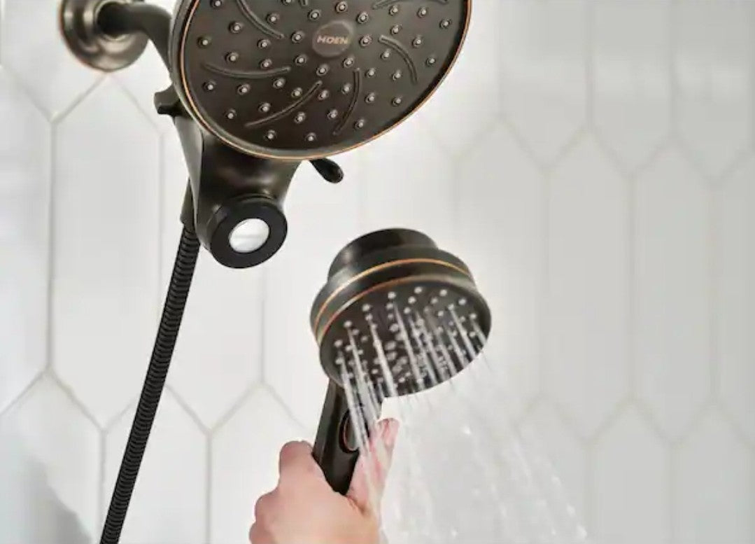 Moen 26000BRB 6-Spray 4" Hand Shower w/Magnetix in Mediterranean Bronze Finish