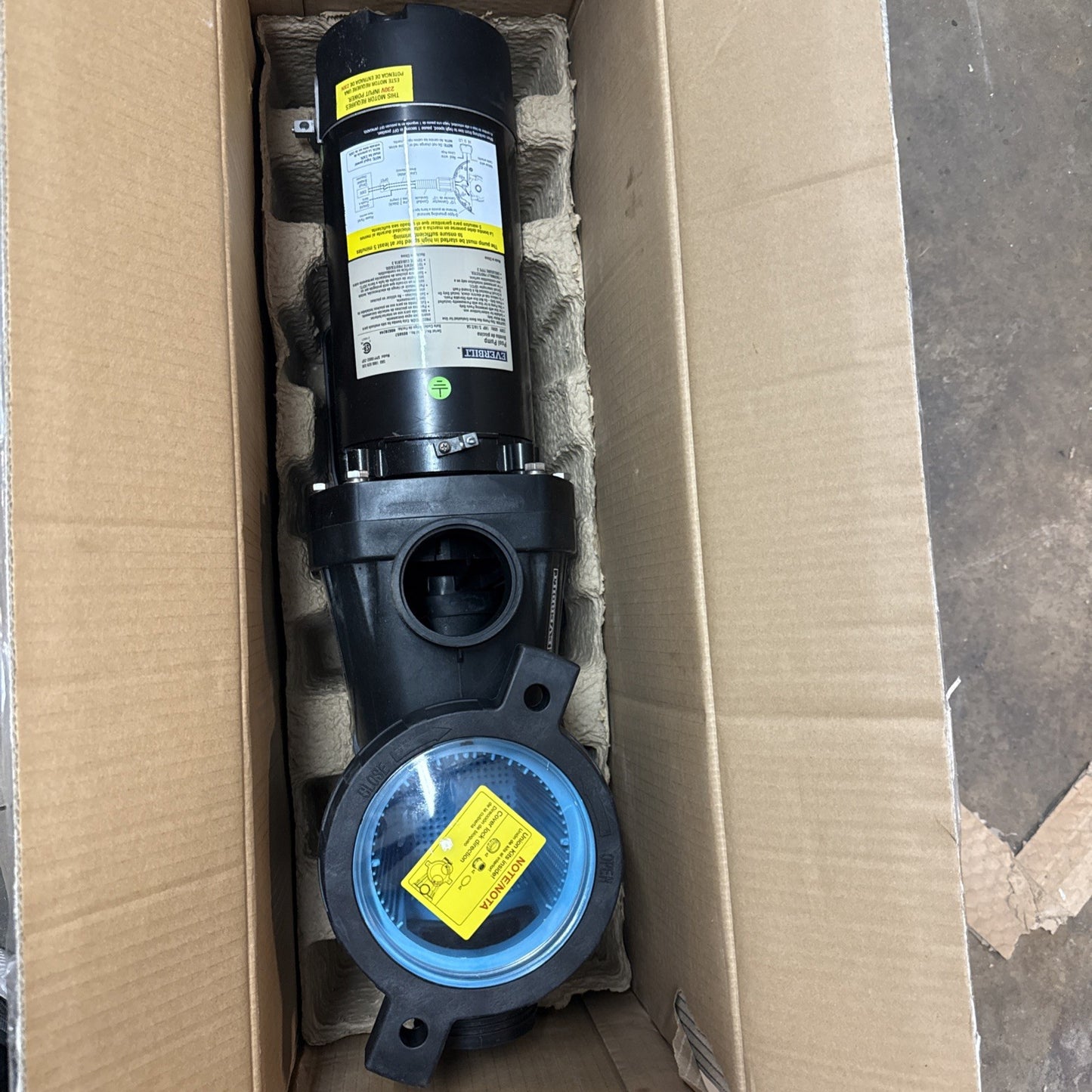 Everbilt 1 HP Pool Pump In Ground  2 Speed 230V (Model SPP10002-2SP) *no unions*