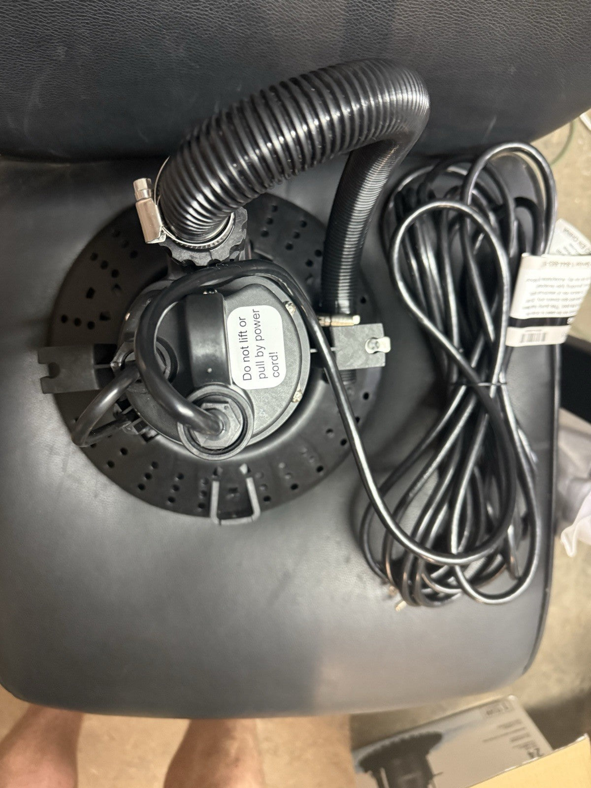 Everbilt Submersible Pool Cover Pump 1/4 Hp HDPCP25 - New Open Box Tested