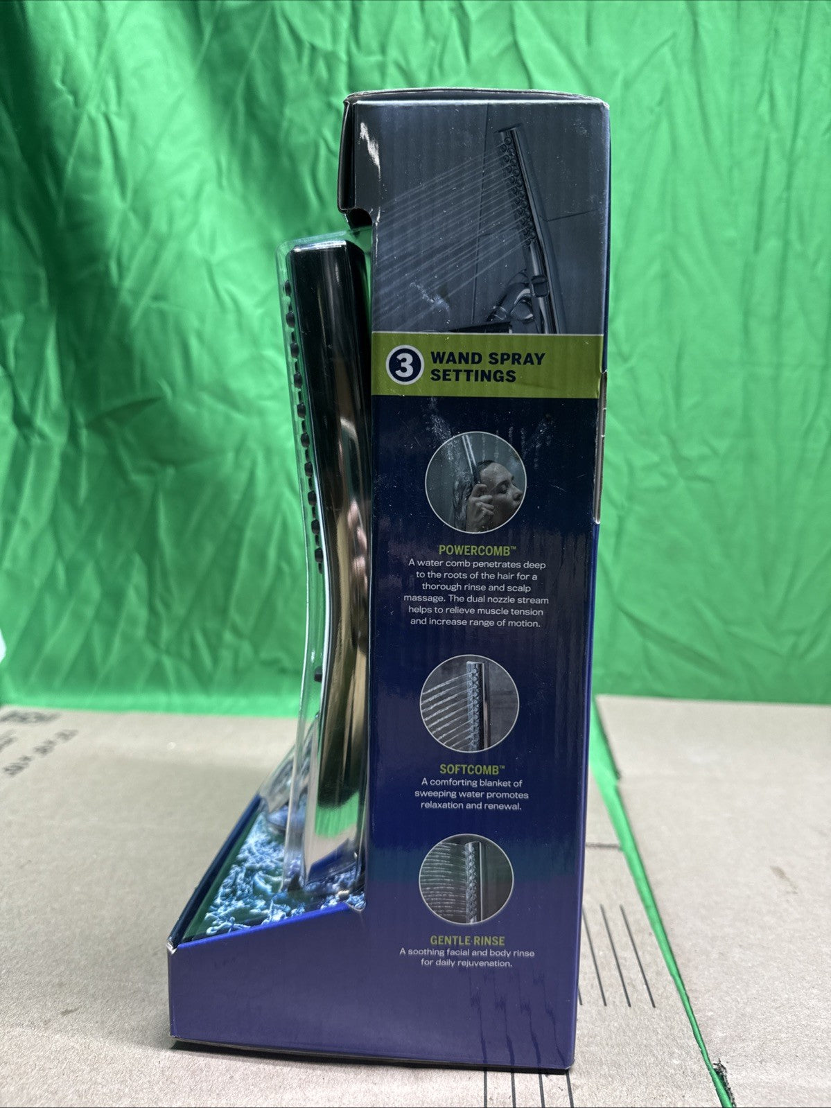 12-spray 5 in. High PressureDual Shower Head and Handheld Shower Head in Chrome