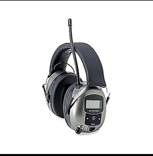 Digital Radio & Hearing Protector Safety Earphones, MP3/AM/FM