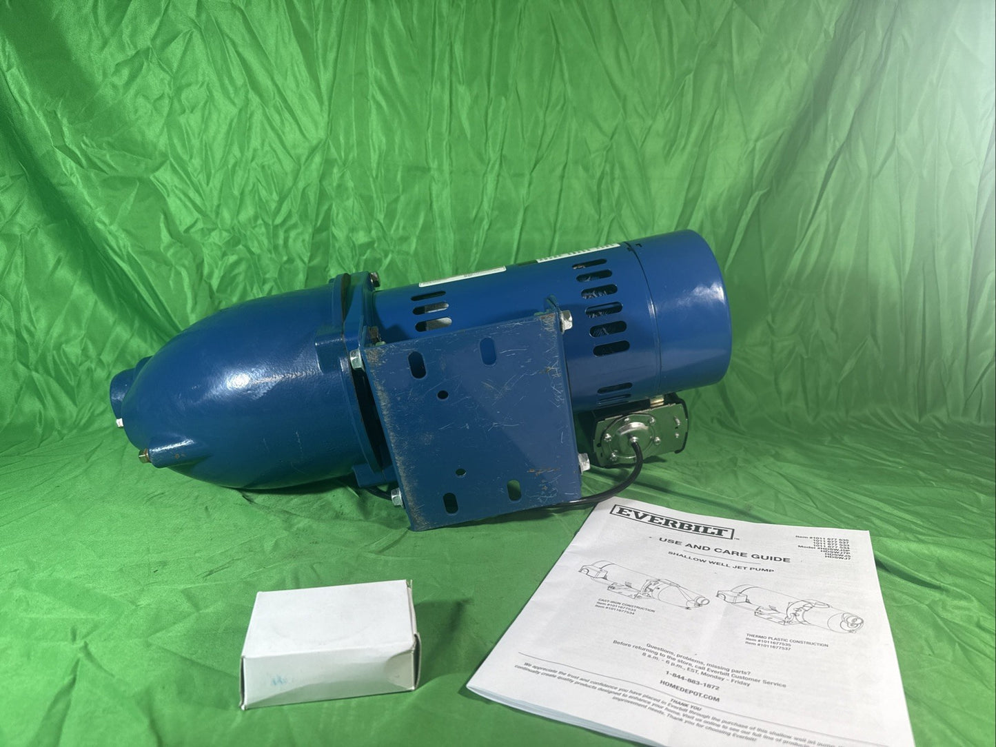 Everbilt Shallow Well Jet Pump Cast Iron 1/2HP HDSWJ5 Excellent Condition Tested