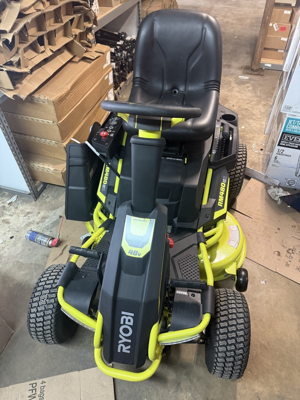 Ryobi RM480ex Complete Drive Transaxle Assembly / Rear Axle 38” Riding Mower 48V