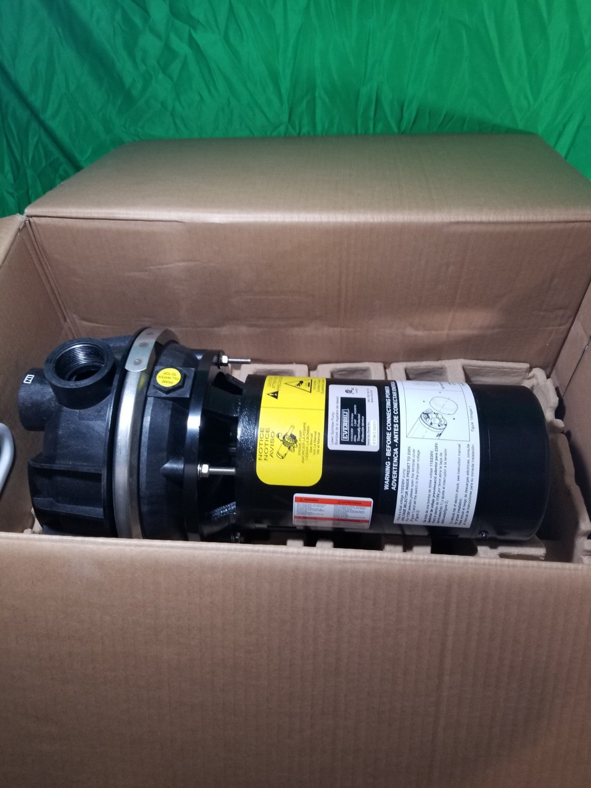 Everbilt Lawn Irrigation Pump Plastic 1-1/2HP HDLS15P NEW