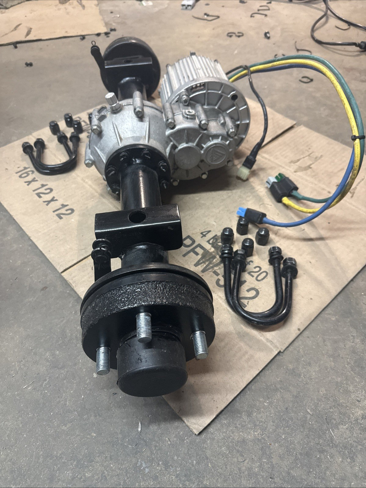 Ryobi RM480ex Complete Drive Transaxle Assembly / Rear Axle 38” Riding Mower 48V