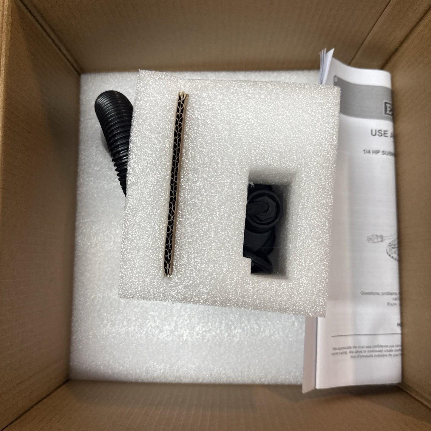 Everbilt Submersible Pool Cover Pump 1/4 Hp HDPCP25 - New Open Box Tested