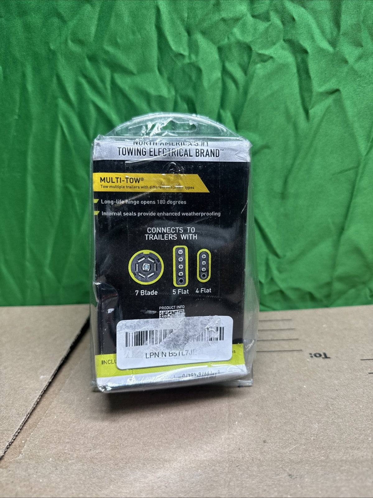 Hopkins 48470 Endurance Multi-Tow 3-in-1 Connector - 7RV Blade 5 & 4-Wire Flat