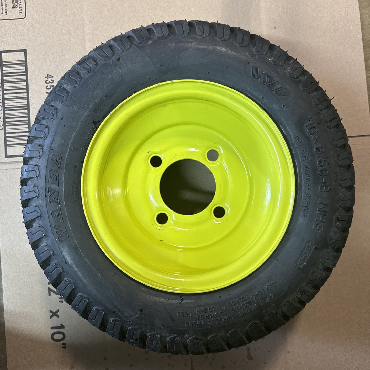 Rear Wheel And Tire For Ryobi Z30Li 80V  Zero Turn Lawn Mower NEW