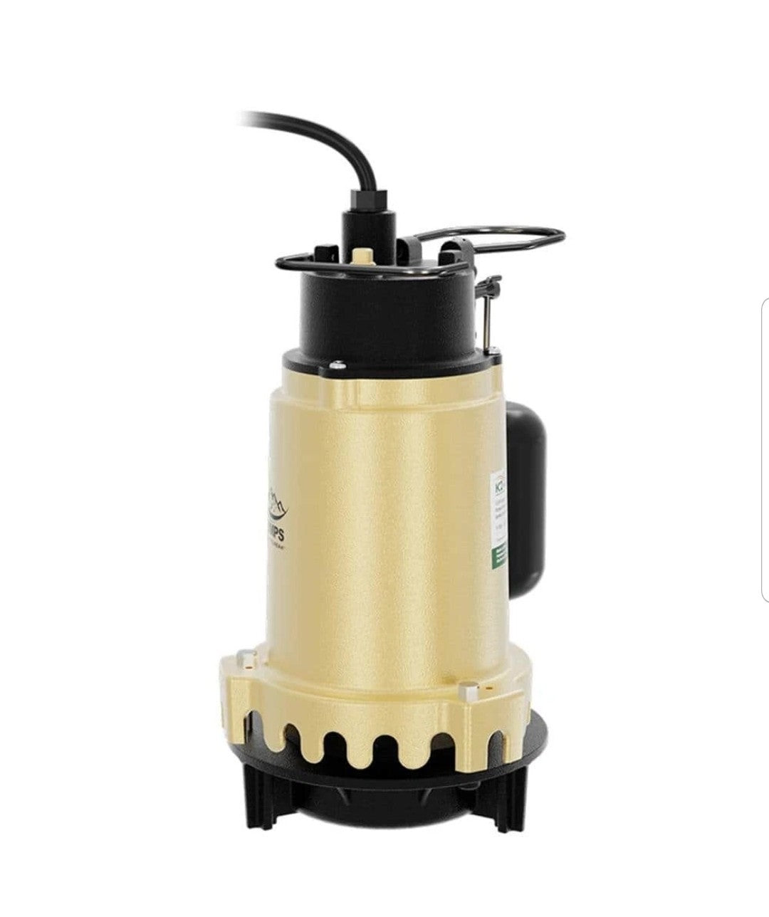 PRO 3/4 HP Heavy-Duty Cast Iron Sump Pump w/Snap Action Switch