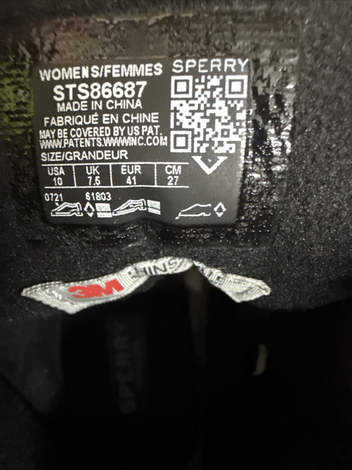 Sperry Women's Sperry, Maritime Repel Nylon Boot Black - 10