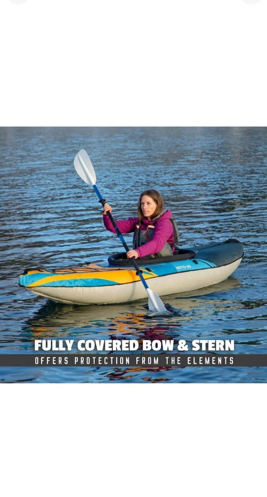 Aquaglide Noyo 90 Inflatable Kayak - 1 Person Touring Kayak
