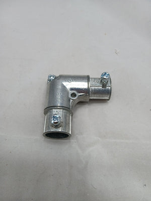(10 pc lot) 90 Degree Inside Corner EMT Pull Elbow 1/2” Silver