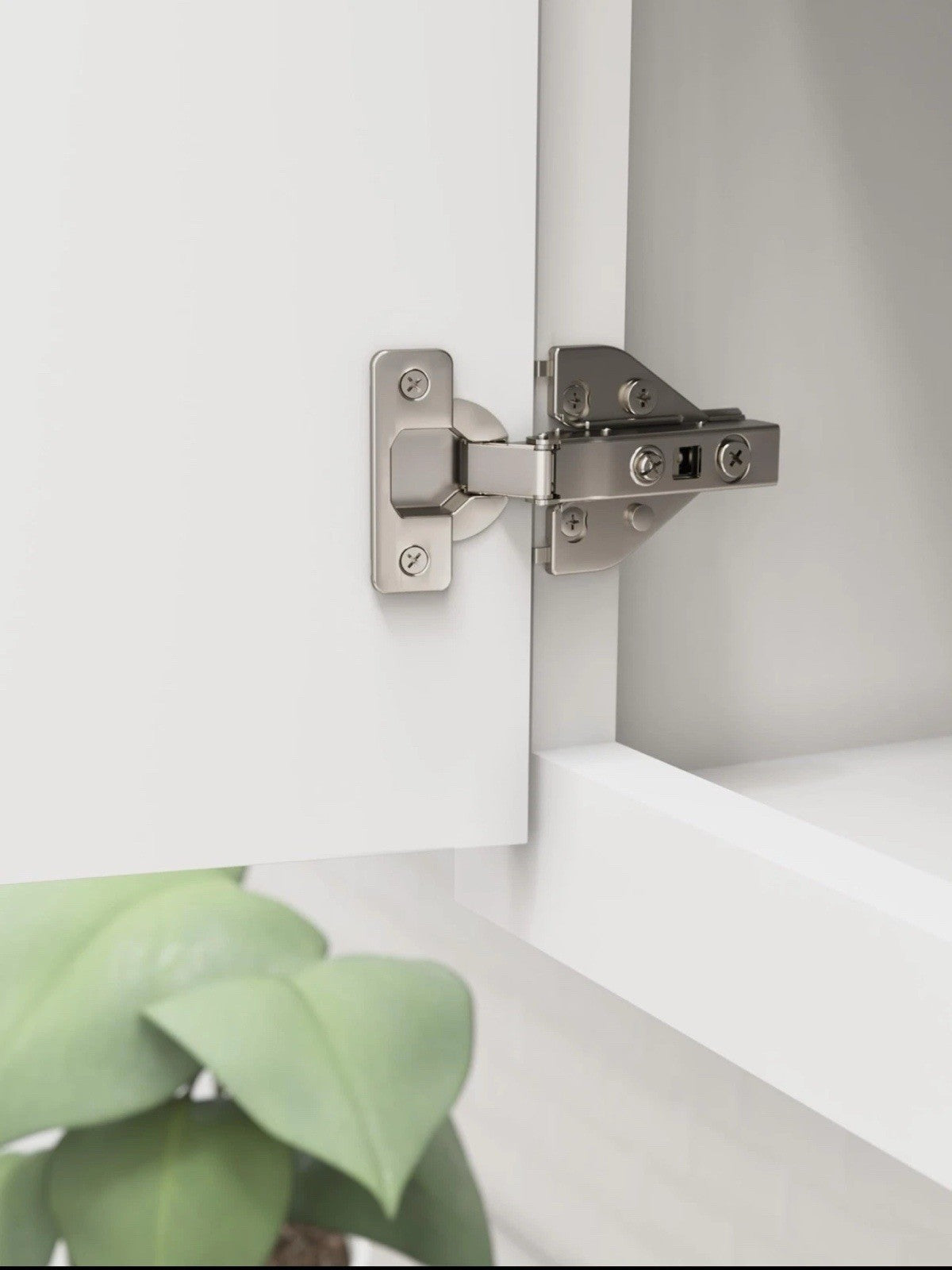 4X Amerock 2 Pack 1/2” Overlay Soft-Closing Euro Concealed Hinge for Face Frame