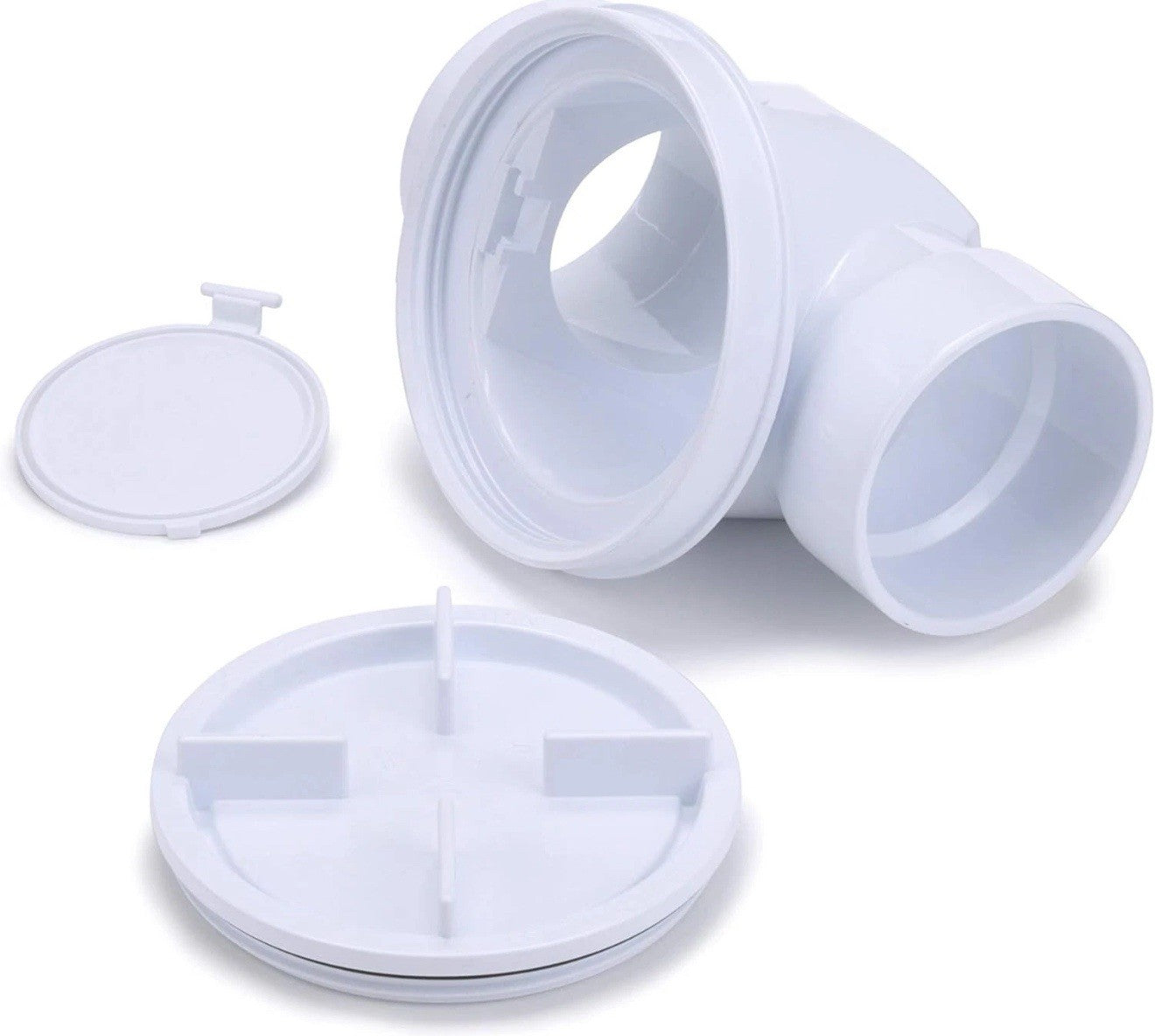 Oatey 4 In. PVC Backwater Valve, Sewage Backflow Preventer waste water back stop