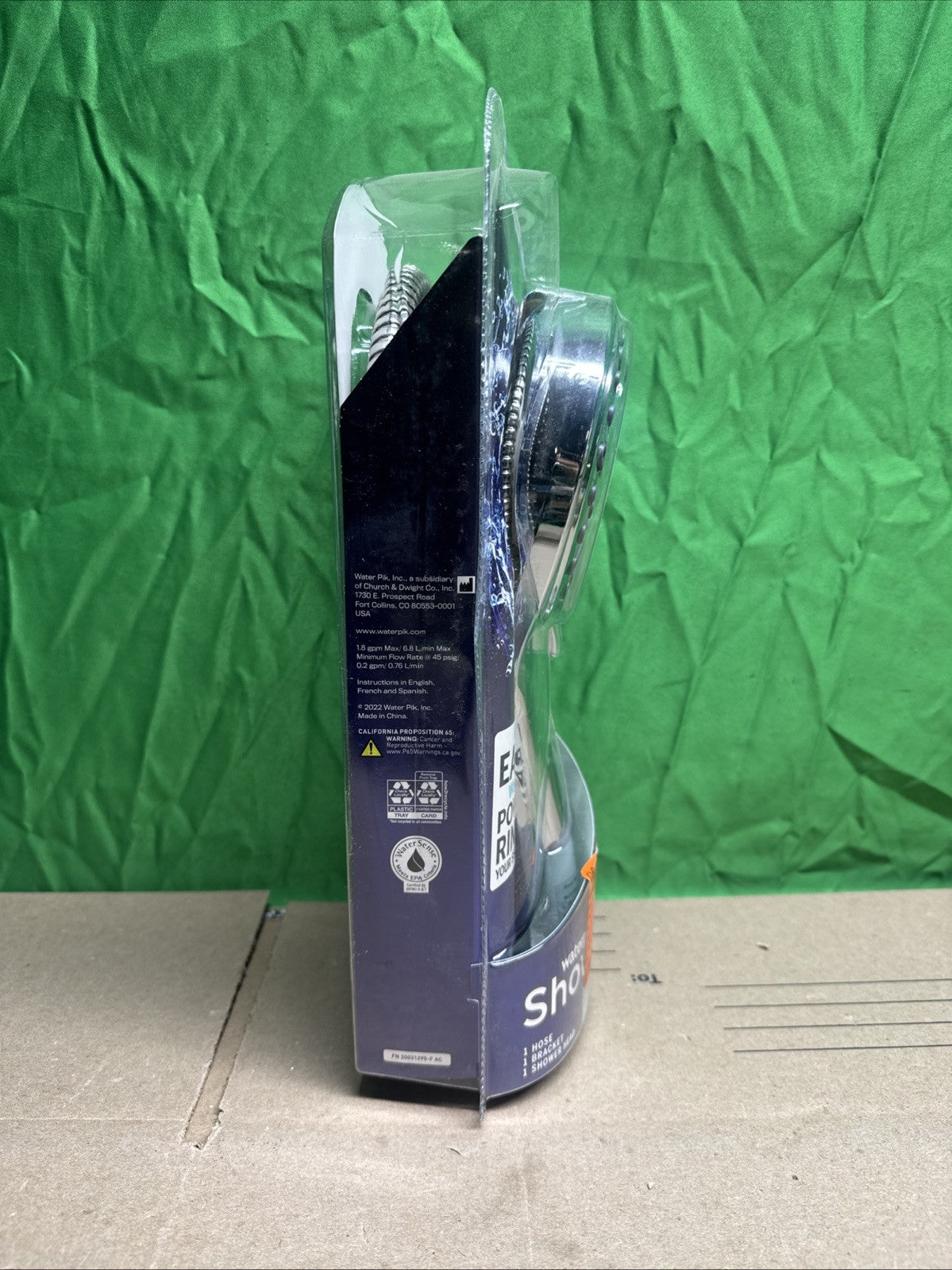 7-Spray Patterns w/ 1.8 GPM 4.75" Wall Mount Adjust Handheld Shower Head, Chrome