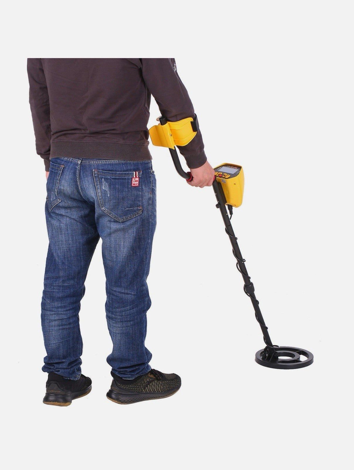 Canway OT-MD01 Metal Detector - Adjustable Digital Display, All Metal