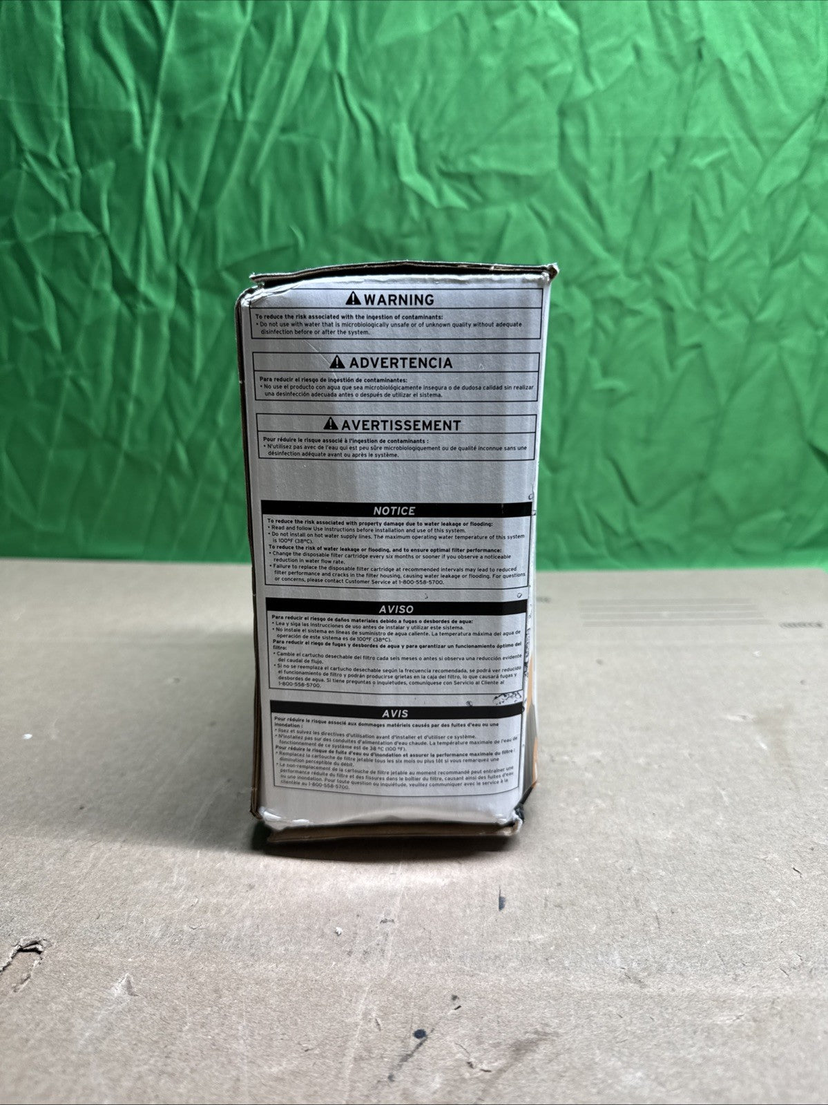 InSinkErator F-201R 6-Month Replacement Water Filter - 2 Pack - New Open Box