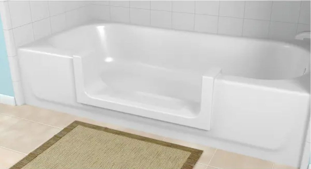 Medium White Step Bathtub Conversion Kit | New Open Box |