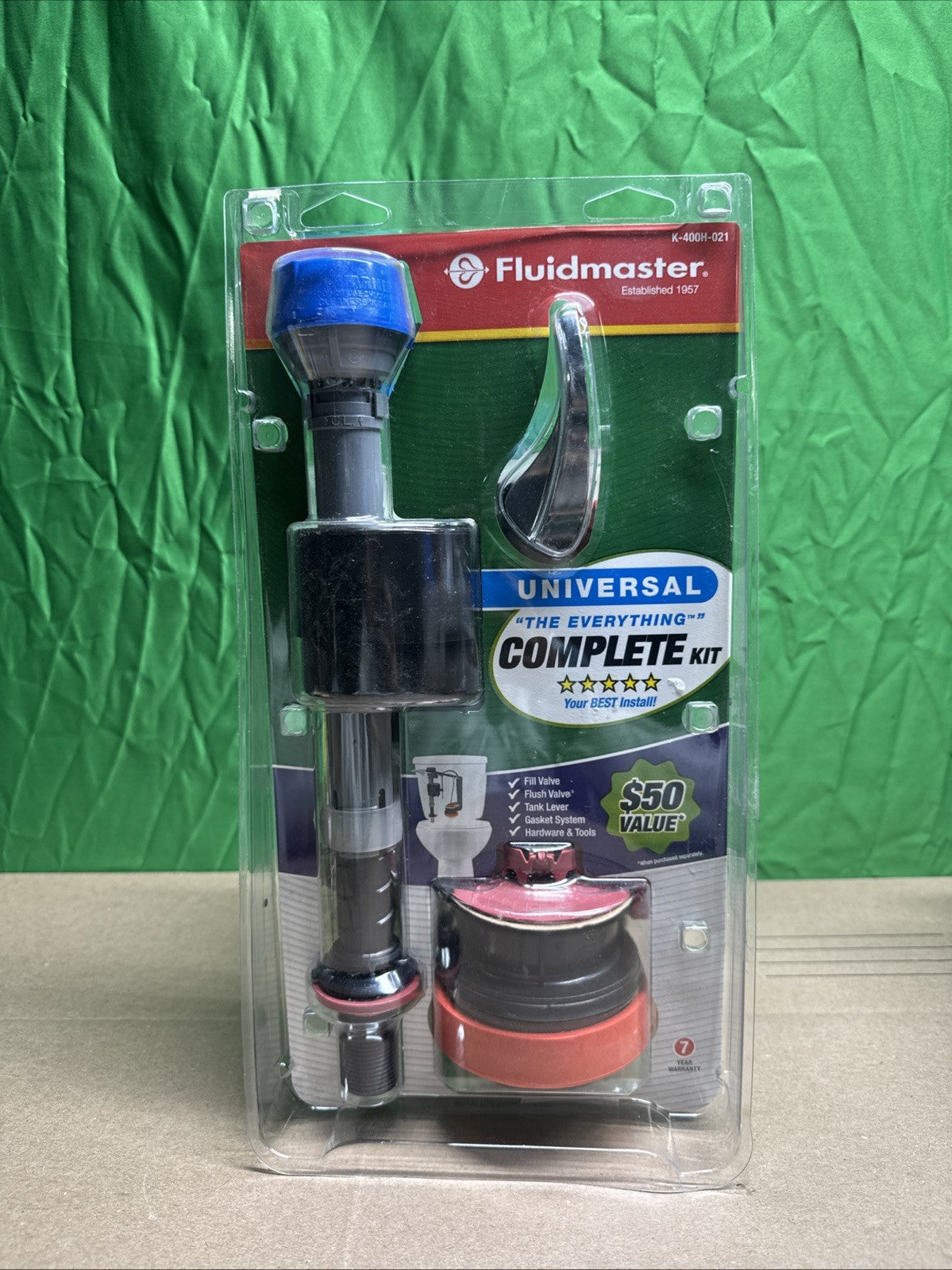 Fluidmaster Universal Complete Toilet Kit   #K-400H-021