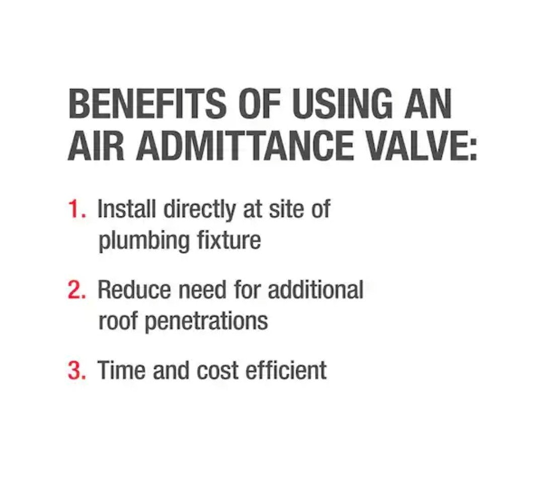 OATEY 1.5" – 2" 20 DFU SURE-VENT AAV With 1-1/2” X 2” PVC Schedule 40 NEW.
