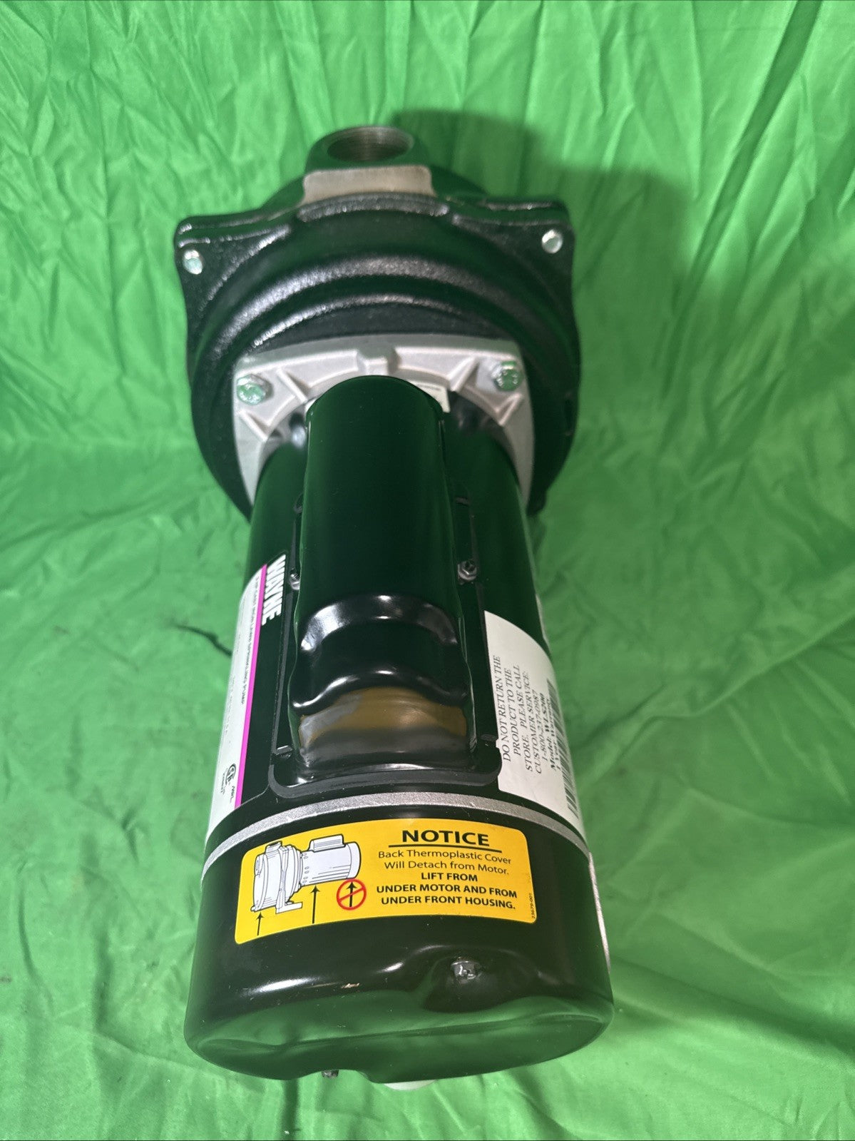 Wayne 2 HP Permanent Lawn Sprinkler Pump New Open Box Dent In Cover*