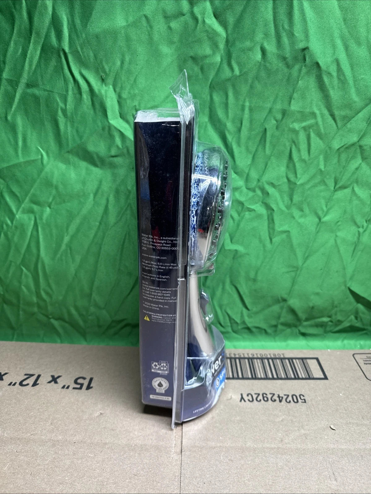 Waterpik 6-Spray 4.8 in. Wall Mount Handheld Adjustable Shower Head. Chrome