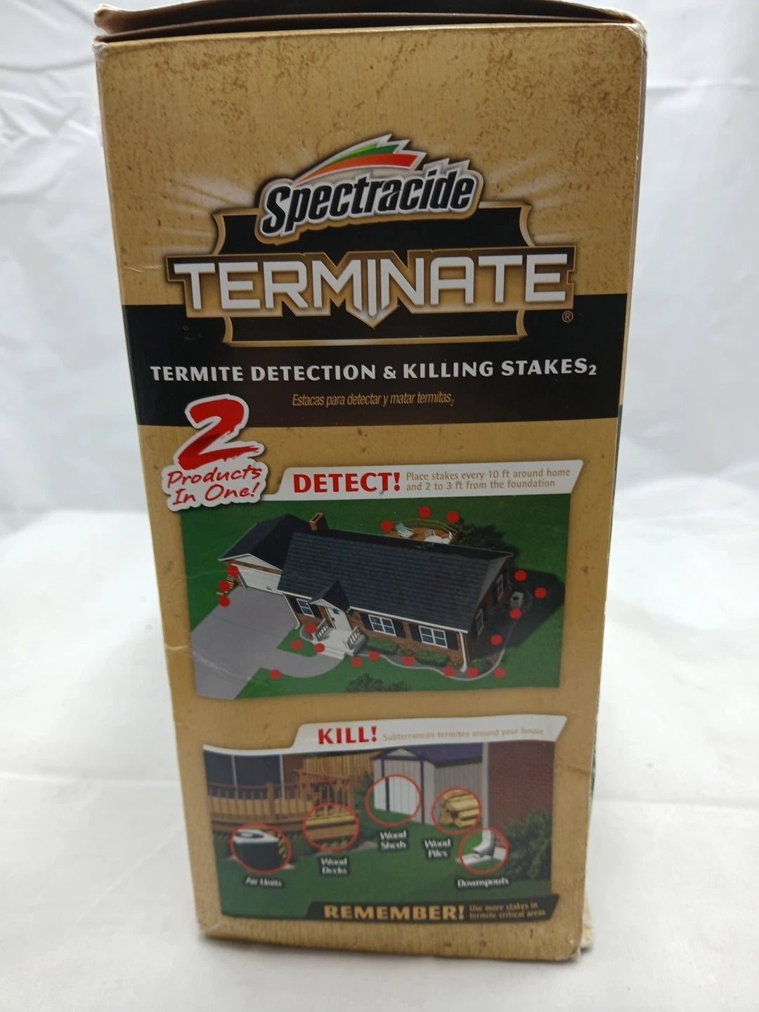 15ct Spectracide Terminate Termite Detection & Killing Stakes,Pop-Up Indicator