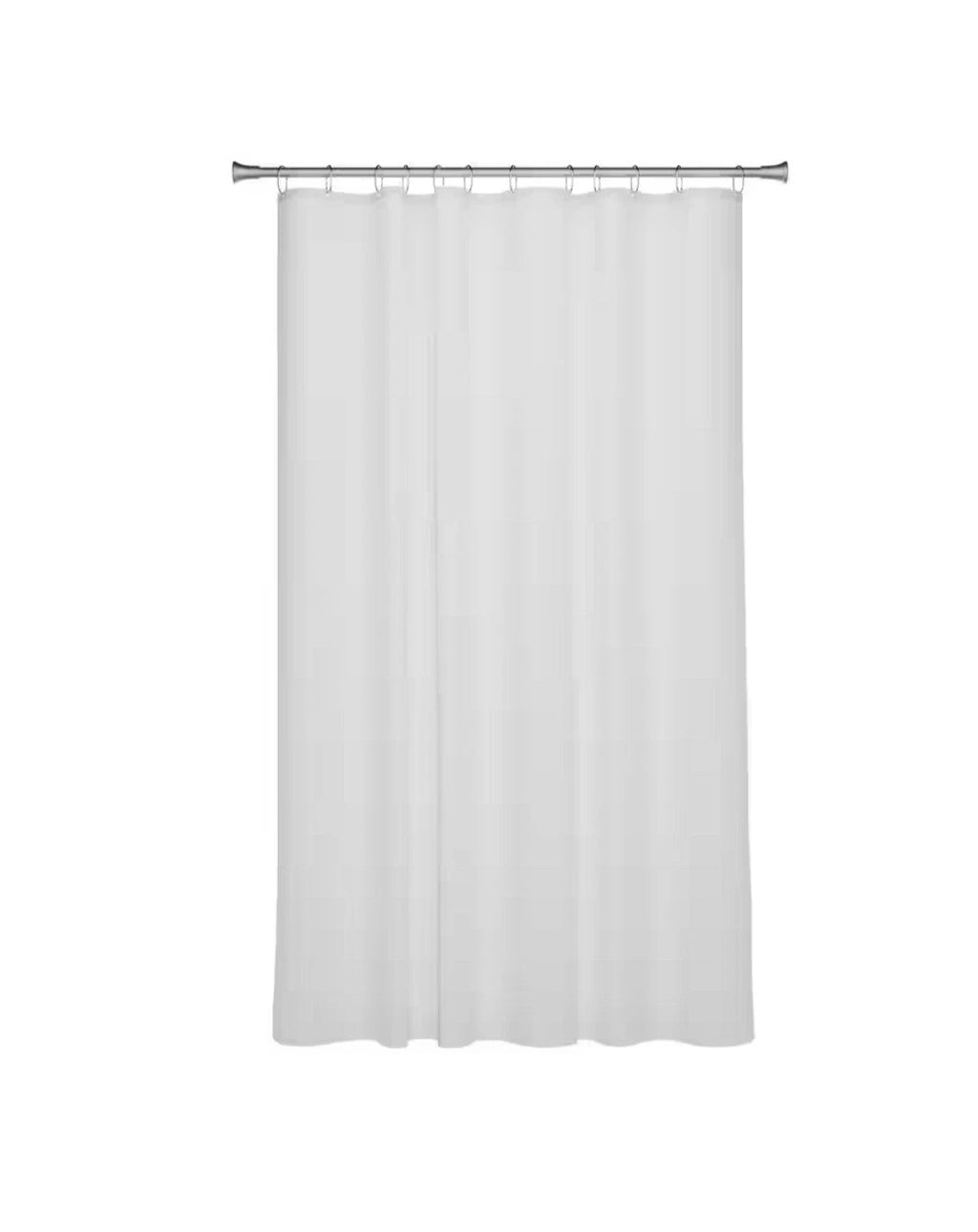 (LOT OF 7) Zenna Home Solid PEVA Shower Curtain Liner Medium Weight White