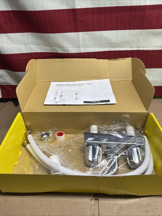 EL Mustee 15.600 6 inch Swing Spout Laundry Faucet Only..