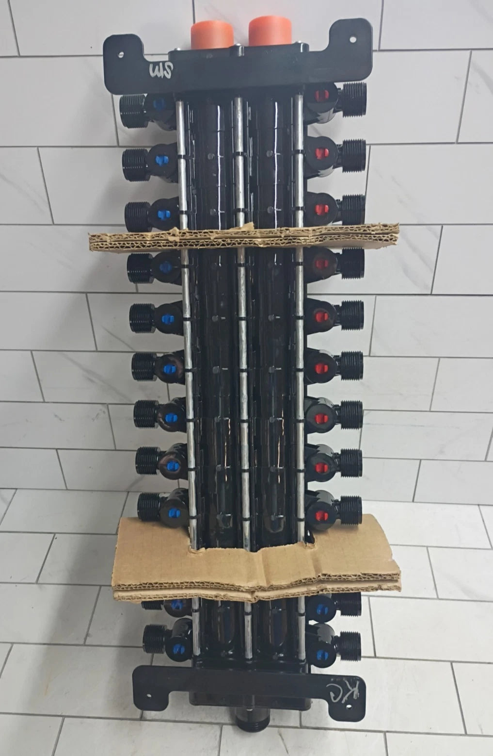 Viega Manabloc 1/2" Press x 24 Port Distribution Manifold 9 Hot 15 Cold 49620 OB