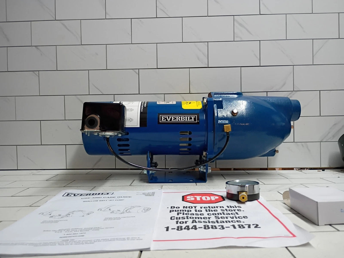Everbilt HDSWJ7 3/4 HP Cast Iron Shallow Well Jet Pump FOR PARTS