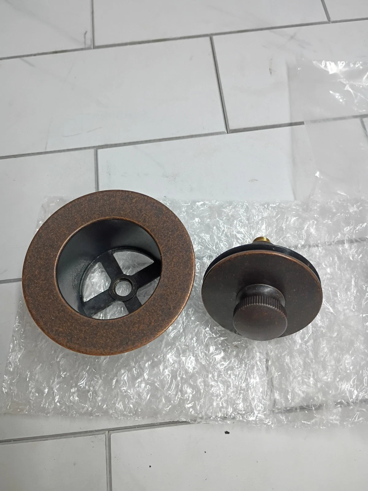 Moen T90331ORB 1-1/2" Threaded Tub Drain Kit Oil Rubbed Bronze New Open Box