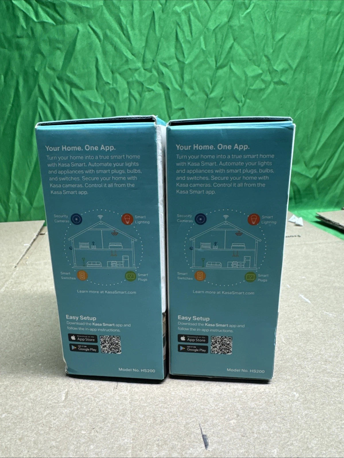 2Pk Tp-Link Kasa Smart Light SwitchHS200,Single Pole,Needs Neutral Wire,2.4GHz W