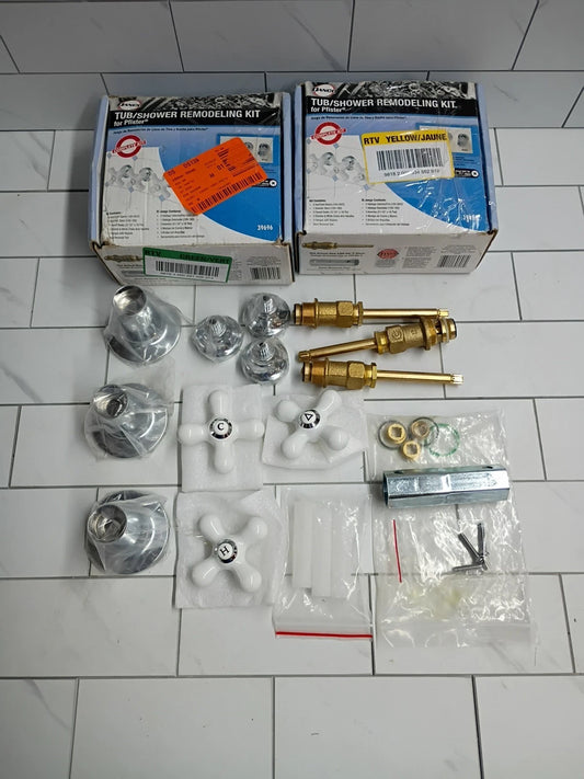 2pk Danco 39696 Cross-Handle Bathtub & Shower Faucet Rebuild Kit Fits Pfister OB
