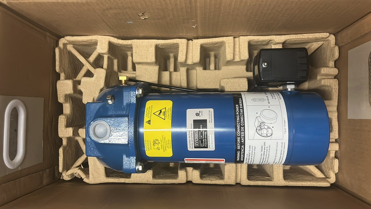 Everbilt HDCWJ10 1HP Professional Convertible Jet Pump NEW OPEN BOX