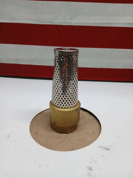 Everbilt 1-1/2 in. Brass Foot Valve For Jet And Sprinkler EBTFV150NL C2