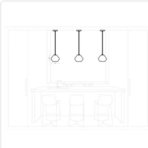 Generation Lighting Jett 1-Light Satin Brass Shaded Pendant Light Open Box