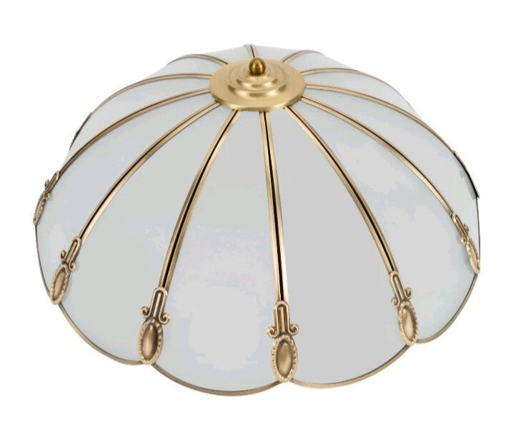 Gold Vintage Ceiling Light, 100-240v Glass Ceiling 4-light Pendant Lighting OB