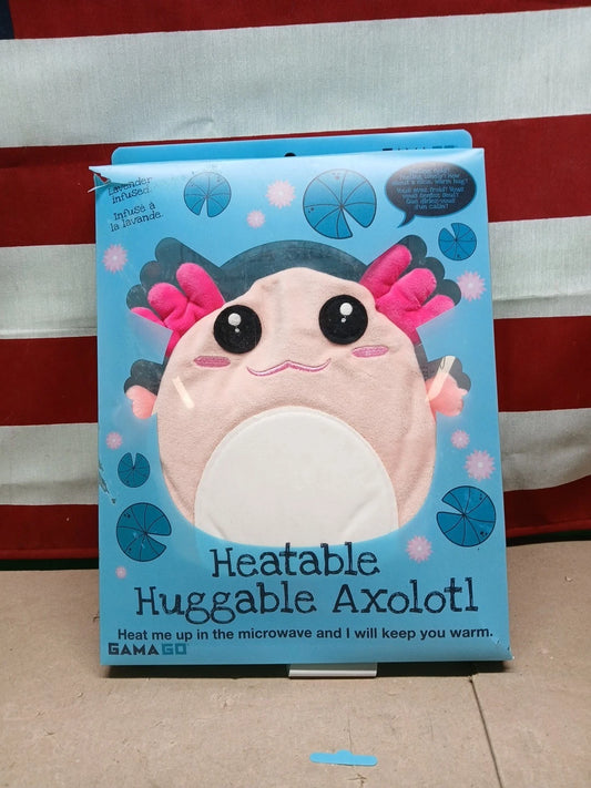 NEW in OB Heating Pad Pillow Huggable Axolotl Microwavable Heat Pad for Cramps