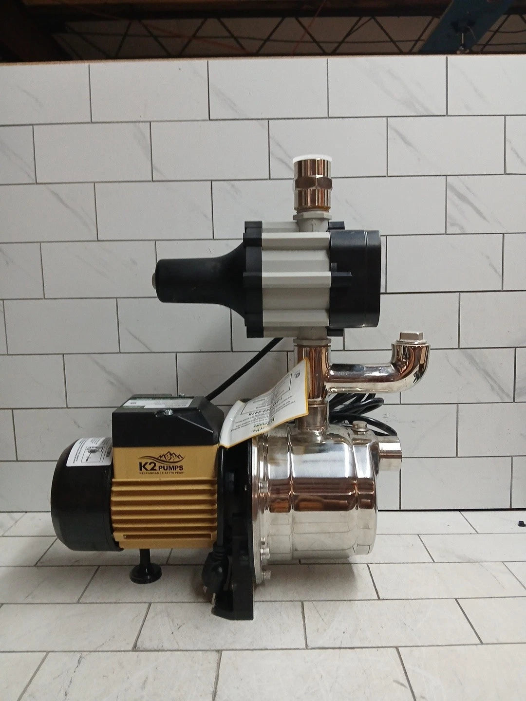 K2 Pumps Automatic Booster Pump 3/4 Hp Lead Free Stainless Steel 115V Open Box