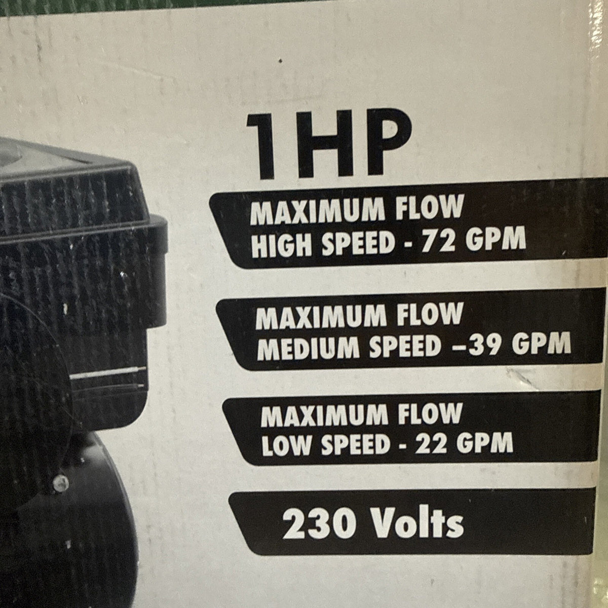 K2 Pumps Pool Pump 1 Hp Variable Speed 230 Volt Doe & Cec Compliant New Open Box