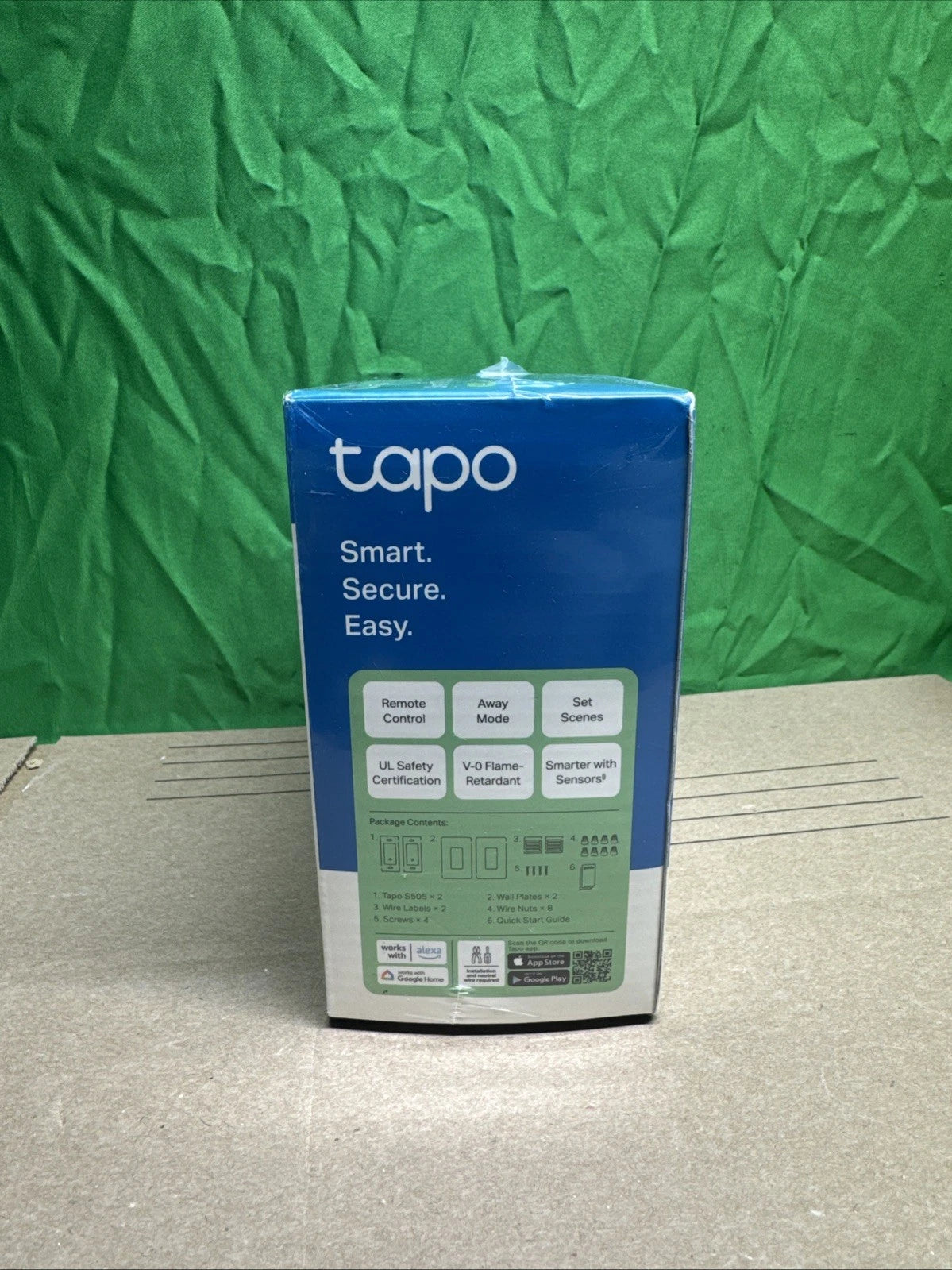 NIB Tapo S505 Single Pole Smart Wi-Fi Light Switch, Voice Control