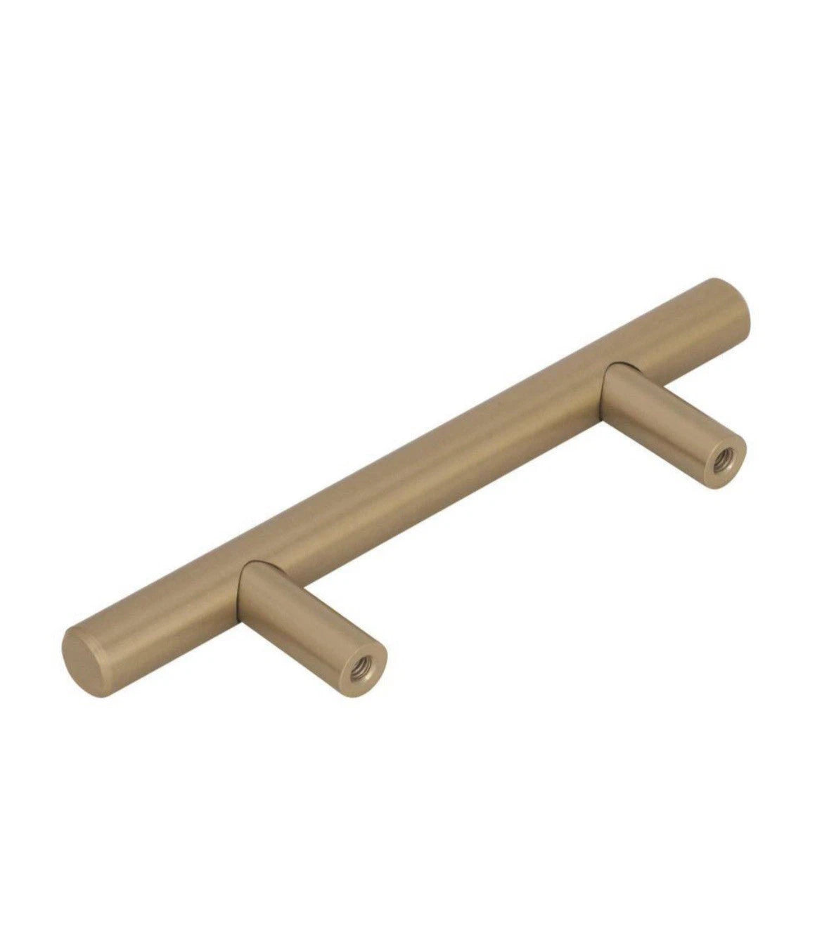 (10pack)Amerock Bar Pulls 3 in. (76mm) Modern Golden Champagne Bar Cabinet Pull