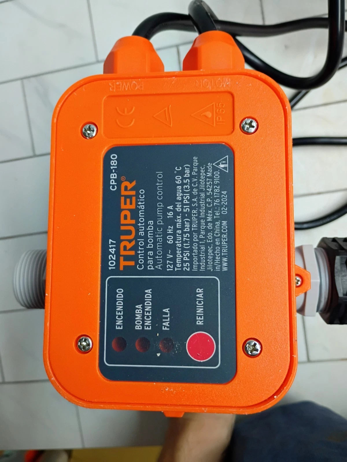 TRUPER PREM-1 750W 1 HP Pressure Pump Open Box Read Description
