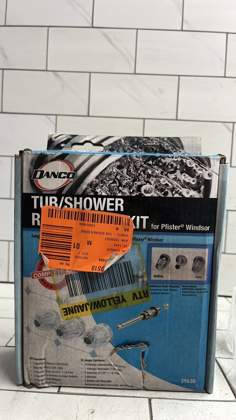 Danco 39630 Tub & Shower Remodeling Kit For Pfister Windsor Complete Kit.