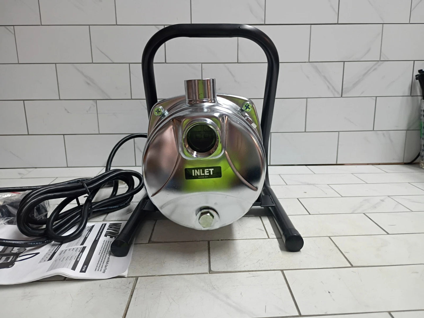 Wayne PLS100 1HP Portable Lawn Sprinkling Pump 115V 720GPH STAINLESS STEEL USED