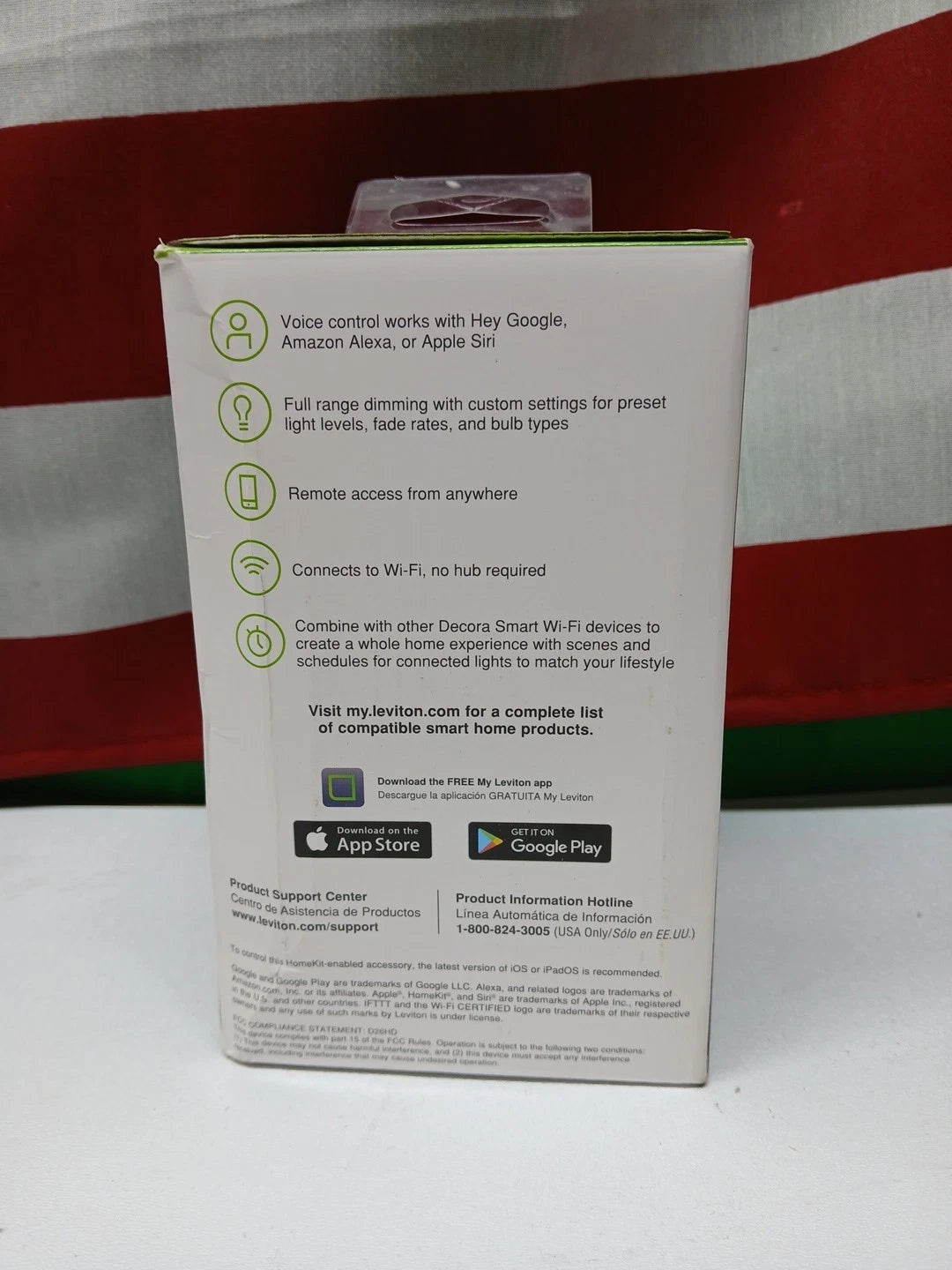 Leviton Decora Smart Wi Fi Dimmer Switch with Voice Control and Custom Settings