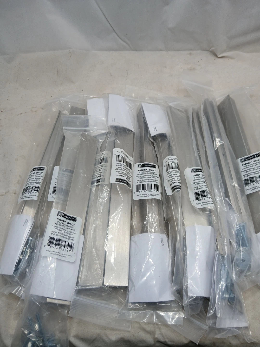 11-PK Liberty Drawer Pull Satin Nickel OB New