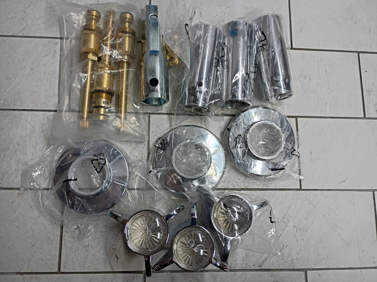 Danco 39620 Tub & Shower Trim Kit for Sayco Faucets 3-Handle Chrome Open Box