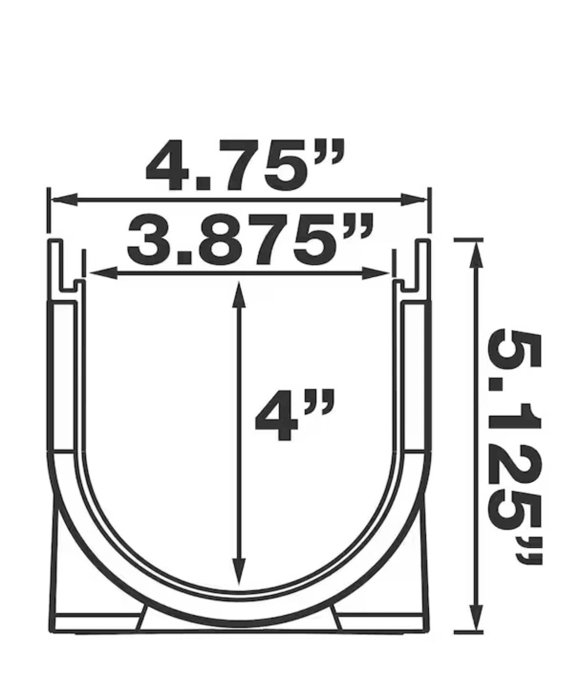6 PACK RELN Storm Drain 40 in. Channel Complete with Galvanized Grate